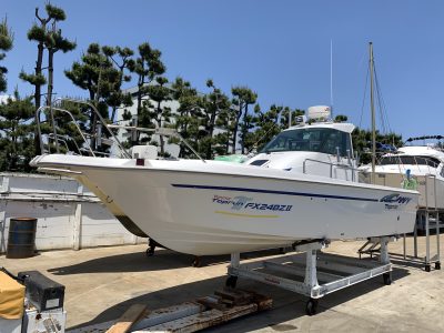 FX24BZⅡ 船体リフレッシュ ｜ ヤンマーマリンブログ